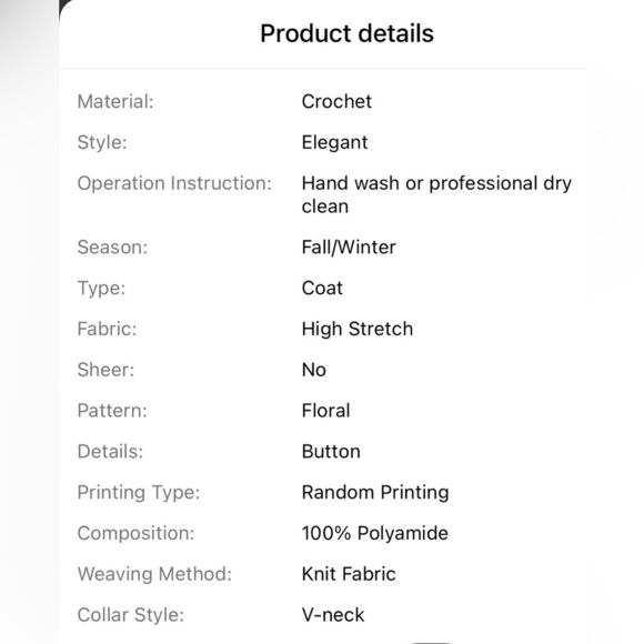 Floral Patterned Women's Sweater - Picture 9 of 9